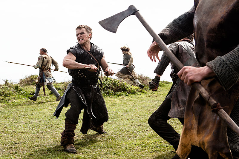 Stills for ‘Hammer of the Gods’. Luke, Varley, Chapters, People, freelance, production, unit, stills, photographer, photography, portrait, crew, commercials, promos,