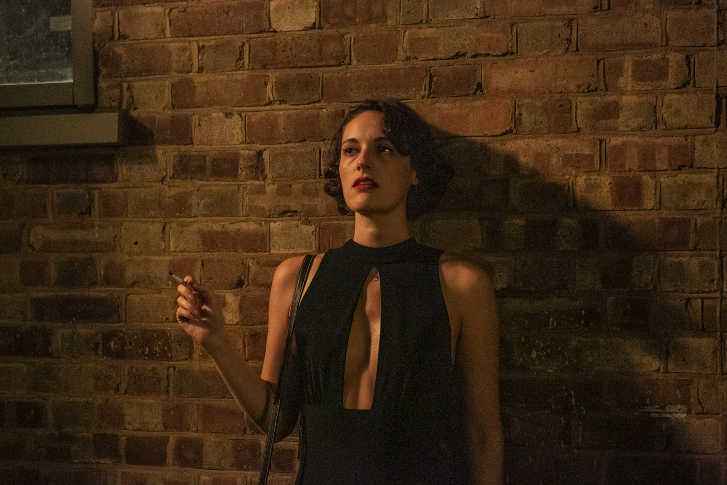 Stills of Phoebe Waller-Bridge in comedy drama 'Fleabag' Series 2. Luke, Varley, Chapters, People, freelance, production, unit, stills, photographer, photography, portrait, crew, commercials, promos,