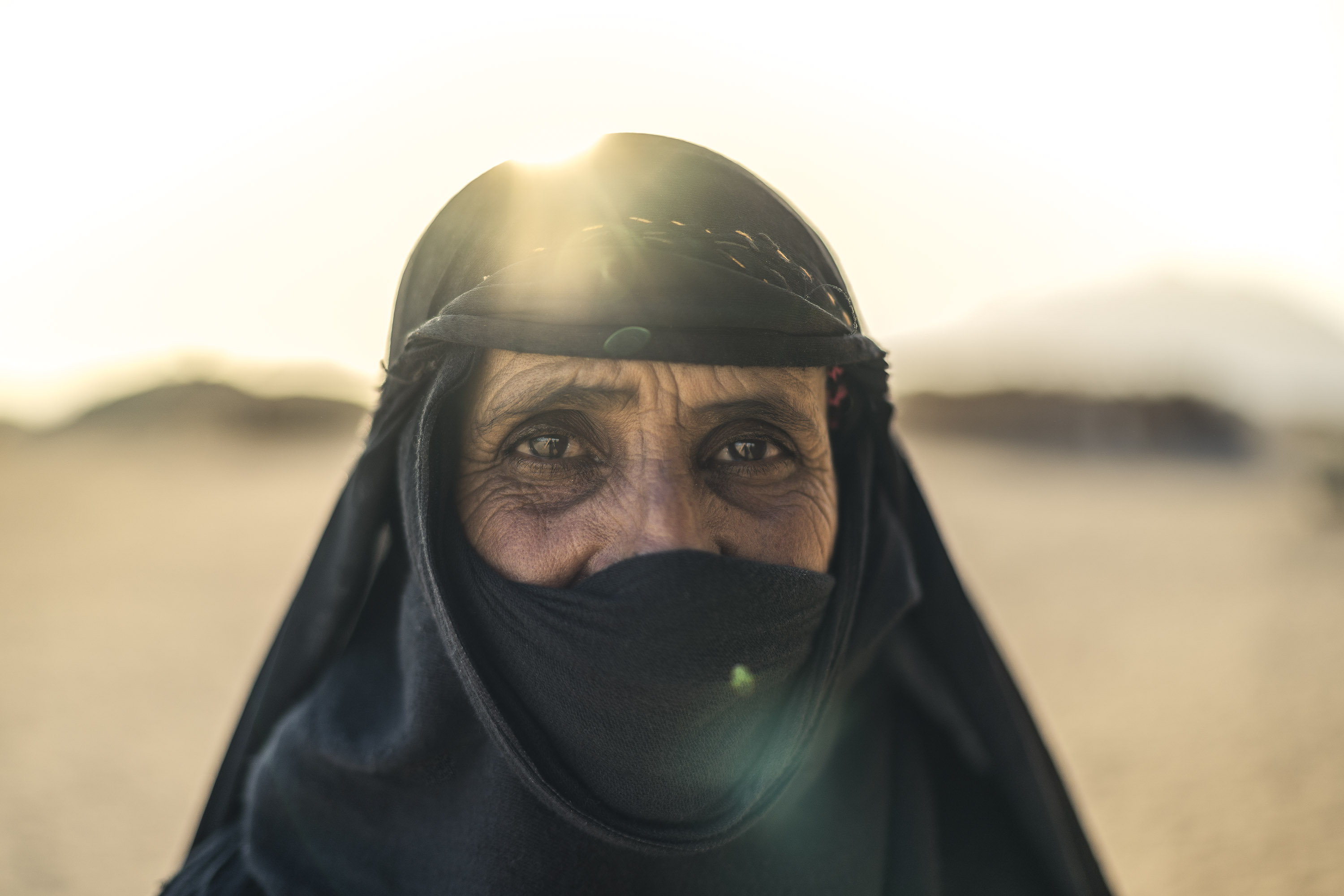 Image of Bedouin woman, it had a honourable mention at the International Photo Awards 2018 in the portrait category. Greg, Woodward, Chapters, People, freelance, production, unit, stills, photographer, photography, portrait, crew, commercials, promos,